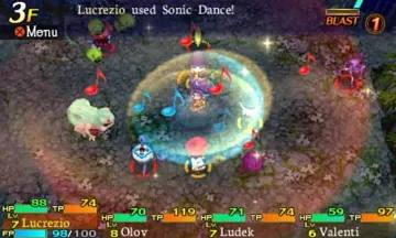 Sekaiju to Fushigi no Dungeon (Japan) screen shot game playing